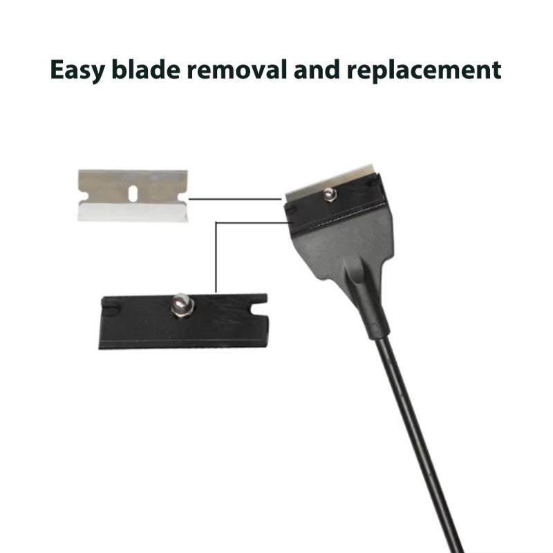 Aquarium Cleaning Tool Fish Tank Flat Sand Algae Removal Dual-Use Glass Algae Removal Scraper Household Cleaning Supplies Tool