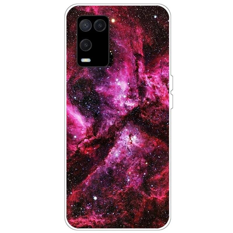 OPPO A54 Case telefonhoz Hátlap OPPO A54 5G 4G Case CPH2239 CPH2195 OPPOA54 A 54 Bumper Silicon Soft Funda fekete tpu tokhoz