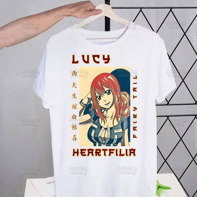 Fairy Tail Guild Men's T-shirts Funny Hip Hop Summer Women Men Tshirts Ulzzang Harajuku Cartoon Anime Natsu Zodiac T-Shirt Shirt