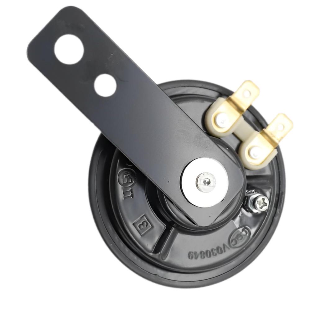 Motorcycle Horn Horn Black User Vehicle Inspection Security Parts 105-110db Old Car