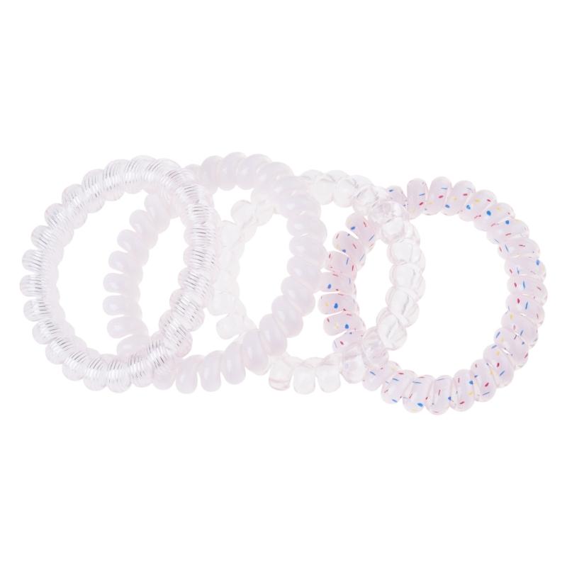 Stylish Korean Telephone Cord Hair Band Strong Elasticity Comfortable And Water Proof Ponytail Holder Hair Accessories