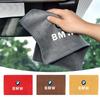 HLJJ7 Microfiber Cleaning Suede Car Logo Towel Drying Rag Cloth For 1 3 5 Series X1 X4 X5 X7 G20 G38 F20 F39 F48 E46 E60 E36 E39