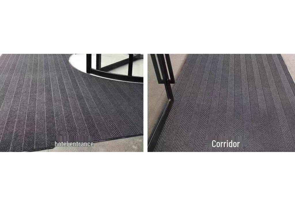 Large Water-Absorbing Anti-Slip Floor Mat - Dust Removal Welcome Mat for Commercial Entrances, Restaurants, and Hotels