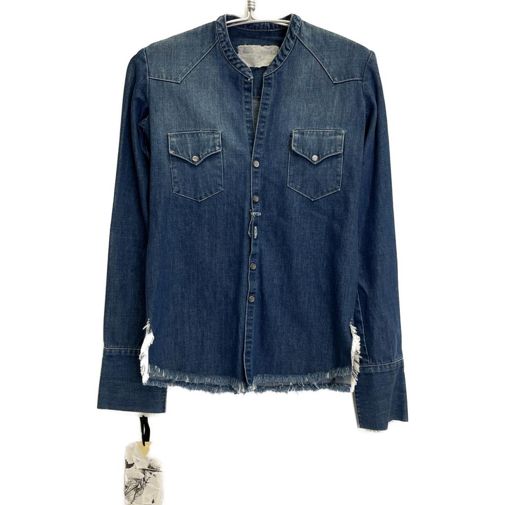 GREG LAUREN Denim Western Shirt/ tops * There is no size description. IndigoUsed
