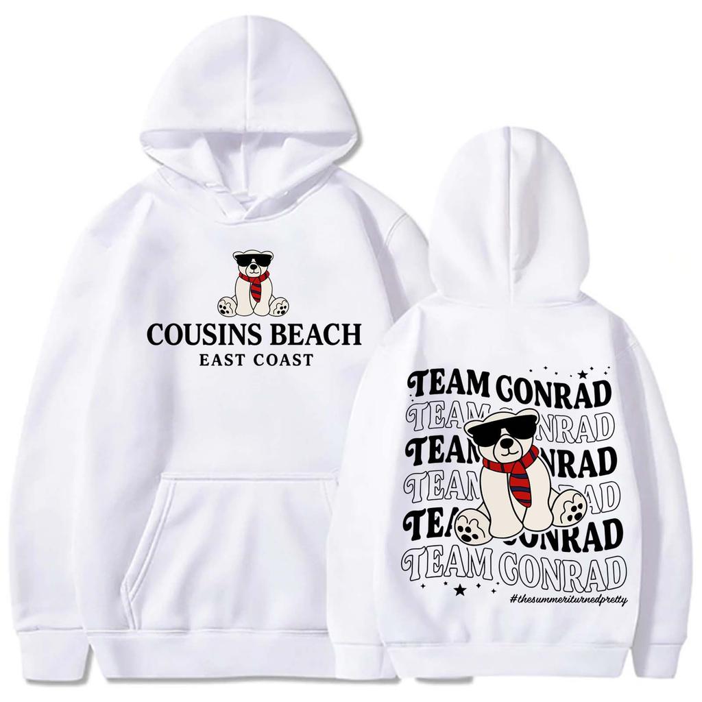 Conrad Bailey Team Jeremiah Cousins Beach Summer I Turn Around Men's and Women's Fashion Hoodies with Hats Harajuku