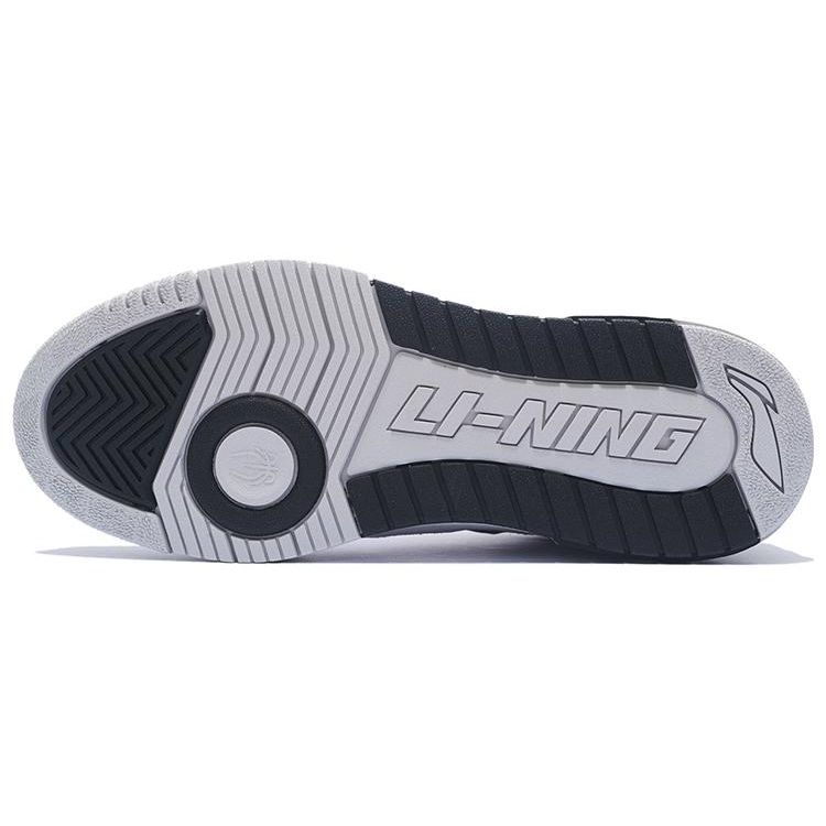 Li Ning Rookie High Dream Theme Show Comfortable Versatile High-Top Retro Basketball Shoes Men Sneakers Gray Black ABCS055-1