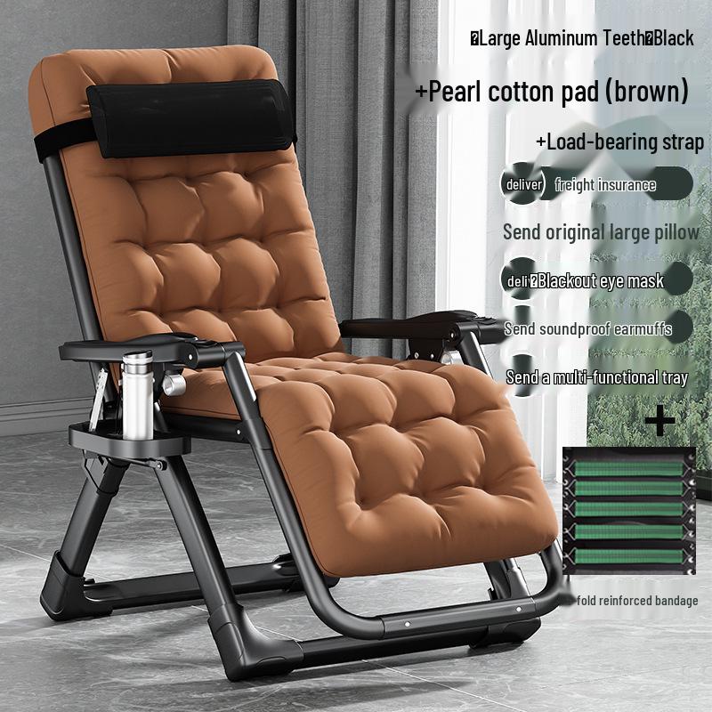 Premium Reclining Backrest Chair for Relaxing and Sleeping, Foldable for Home & Balcony Use