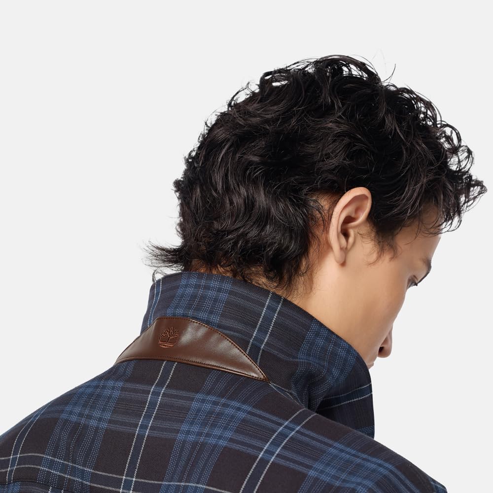 Timberland TOKYO DESIGN COLLECTIVE Utility Pocket Shirt, Unisex, Blue Graphite, Size M (TB0A6FZ7ERQ1)