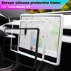 Car Screen Protector Silicone Frame Display Edge Body Cover Central Control Accessories for Model 3 Y