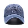 New Embroidered Shark Denim Cap Made Old Washed Trendy Men's Personalized Baseball Cap Women's Sunshade Sunscreen Cap
