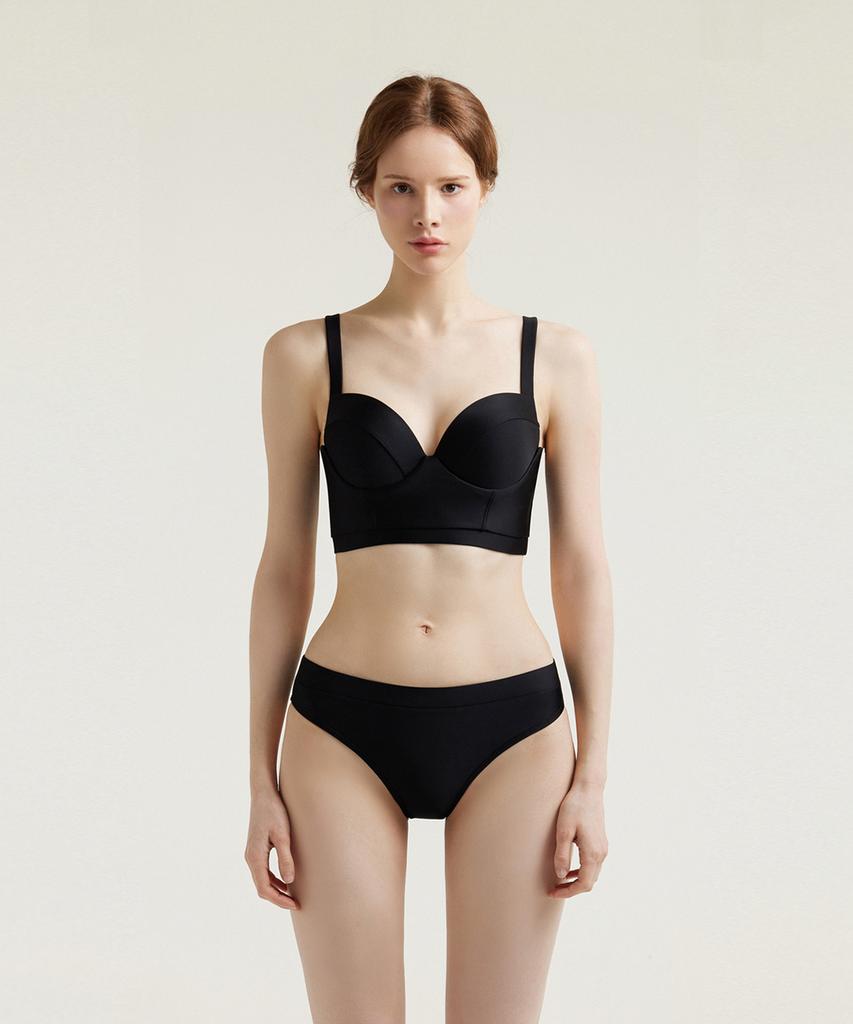 Ageunel Queen Bikini Bra_Black