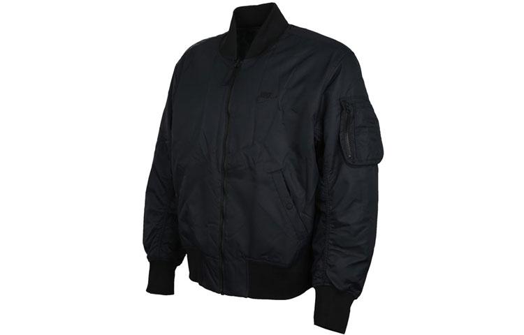 Nike Jackets Men s Black Baseball Collar Moderate AR2184-011 L