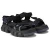 ONITSUKA TIGER Dentigre Riemen Strandsandalen Unisex Schwarz 1183B256-001