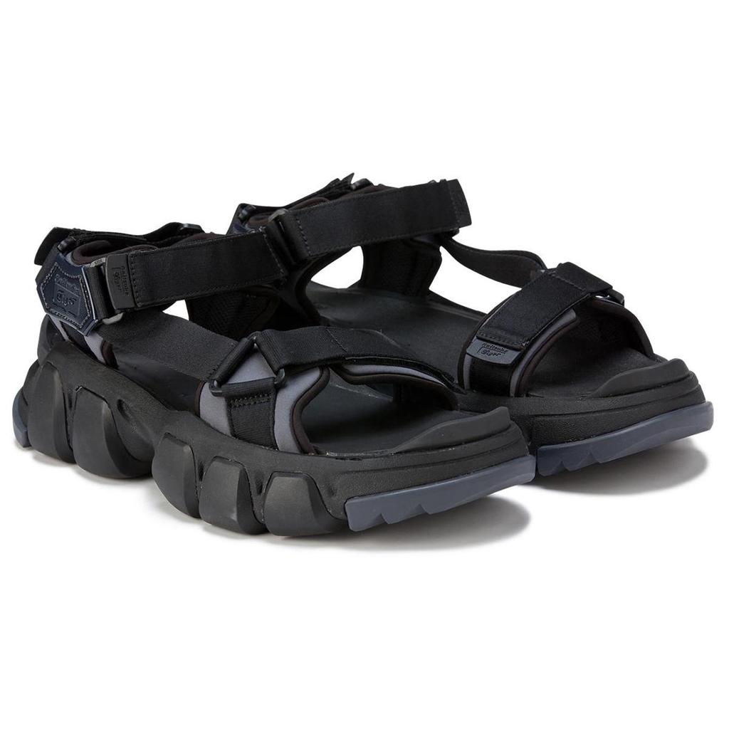 ONITSUKA TIGER Dentigre Riemen Strandsandalen Unisex Schwarz 1183B256-001