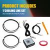 Full Color LED Sunroof Light Car Roof Panoramic Skylight Ambient Light RGB Strip