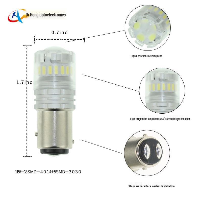 1157 LED brzdové svetlo do auta PY21W/5W, zadné svetlo 3156/3157 žiarovka.