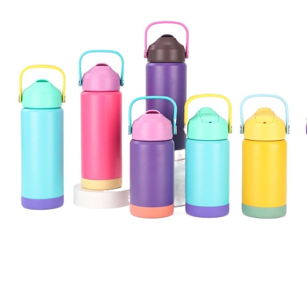 Liquid Silicone Nozzle Water Cup 304 Stainless Steel Insulation Cups New Vacuum Space Kettle