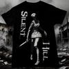 Gorący amerykański T-shirt z krótkim rękawem z lat 2000. dla mężczyzn Y2k Top Nadruk Horrorowy Damska Codzienna Streetwear Emo Dziewczyna Bawełniany T-shirt