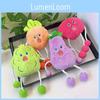 Charming Aromatic Plush Vegetable Keychain Doll Featuring Scream Expressions