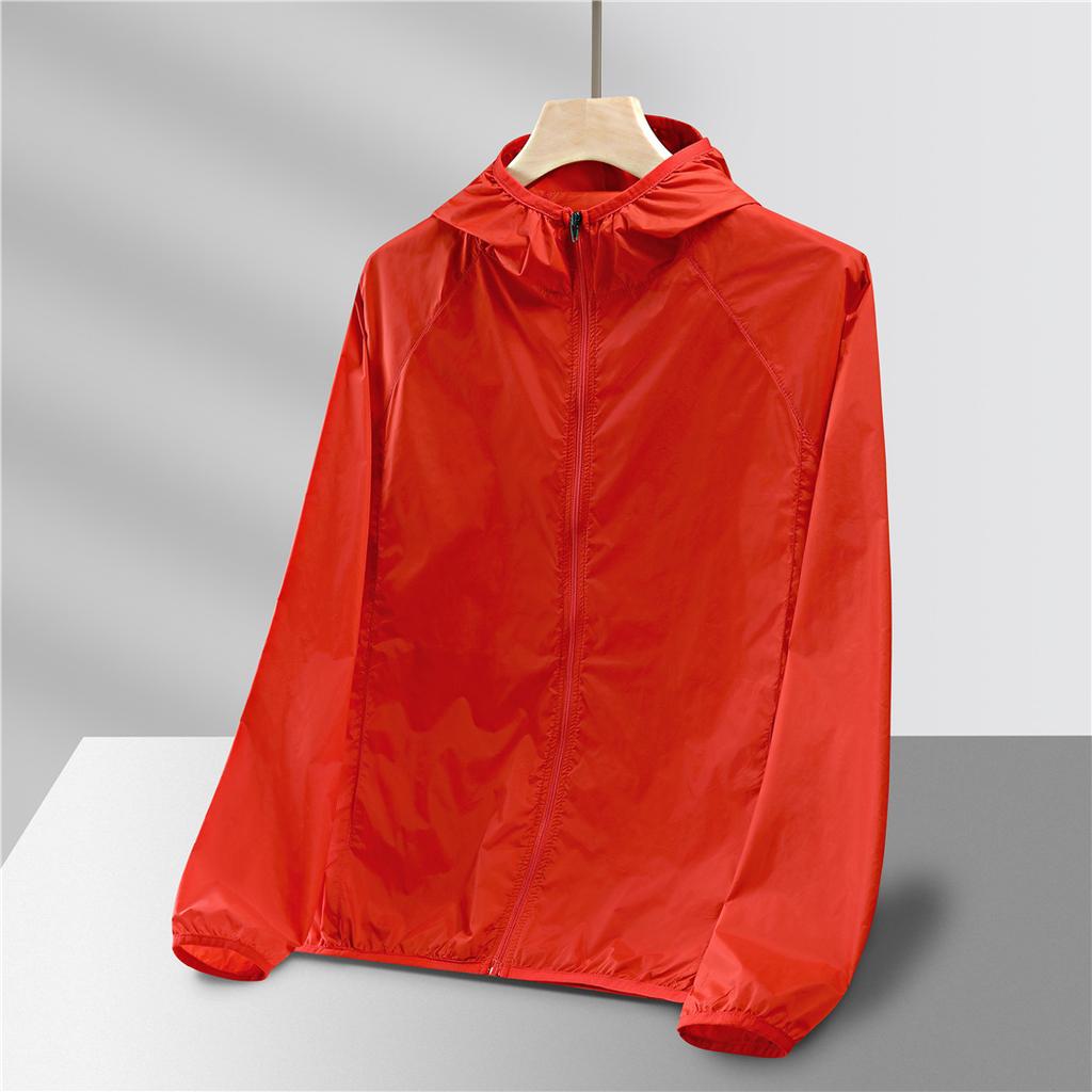 Camping Wasserdicht Sonnenschutz Kleidung Dünn Leicht Atmungsaktiv Fahrradjacke Herren Damen Schnelltrocknend Sportjacke Windjacke