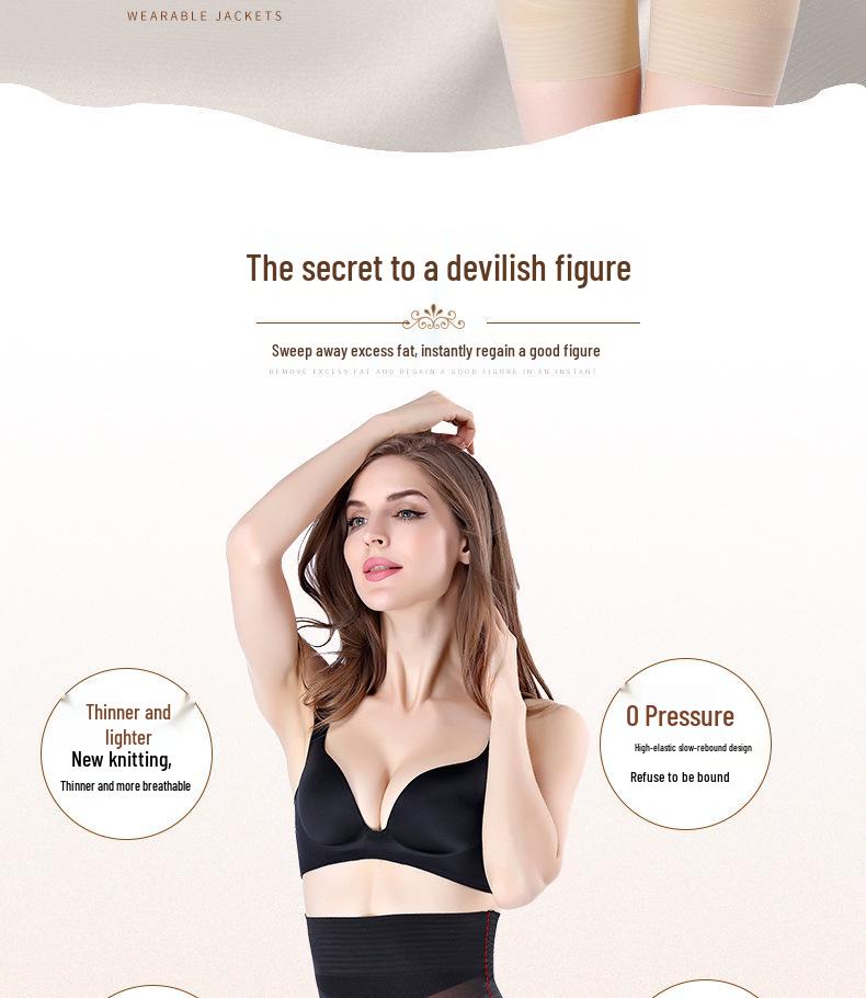 High Waist Tummy Control Body Shaping Pants with Lift and Breathable Fabric