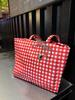 Women's bag, polka dot solid color large-capacity women's fashion versatile commuter shoulder bag