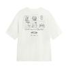 Li Ning BADFIVE T Shirts Men's Ivory Crew Neck Moderate AHSW163-6