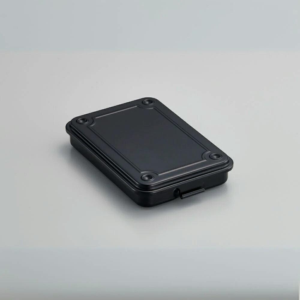 TOYO STEEL Trunk-Type Tool Box T-152BK Black Tools Fishing Camping Interior Made Japan