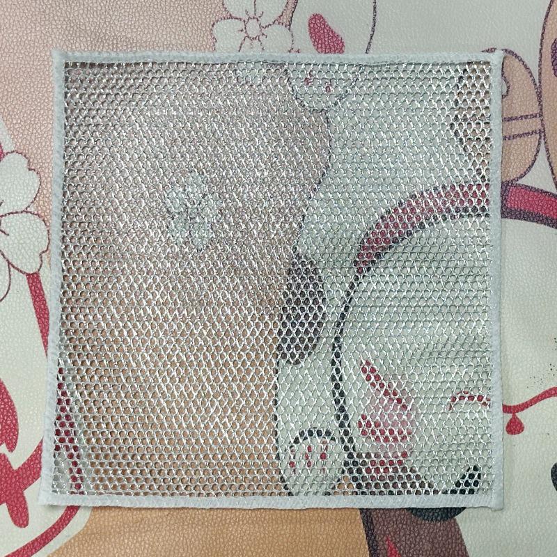 Double-Sided Non-Stick Steel Wire Dishwashing Cloth