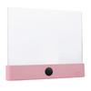 Flat Book Light Clear Rechargeable with 3 Colors Timer Dimmable Night Reading Doodleable Panel Plate Lamp Full Page Pink