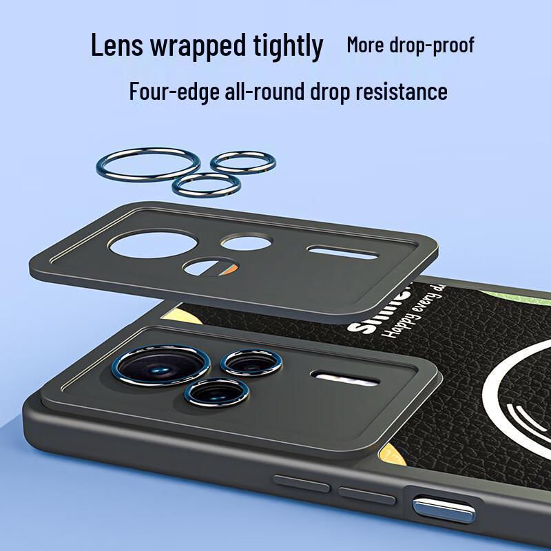 Redmi K60 Series Smiling Lambskin Shockproof Phone Case