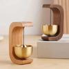 Japanese Style Wooden Wind Chimes Wireless Doorbell Entrance Door Bell Decorative Wind Bell for Home Opening Decor Aesthetic