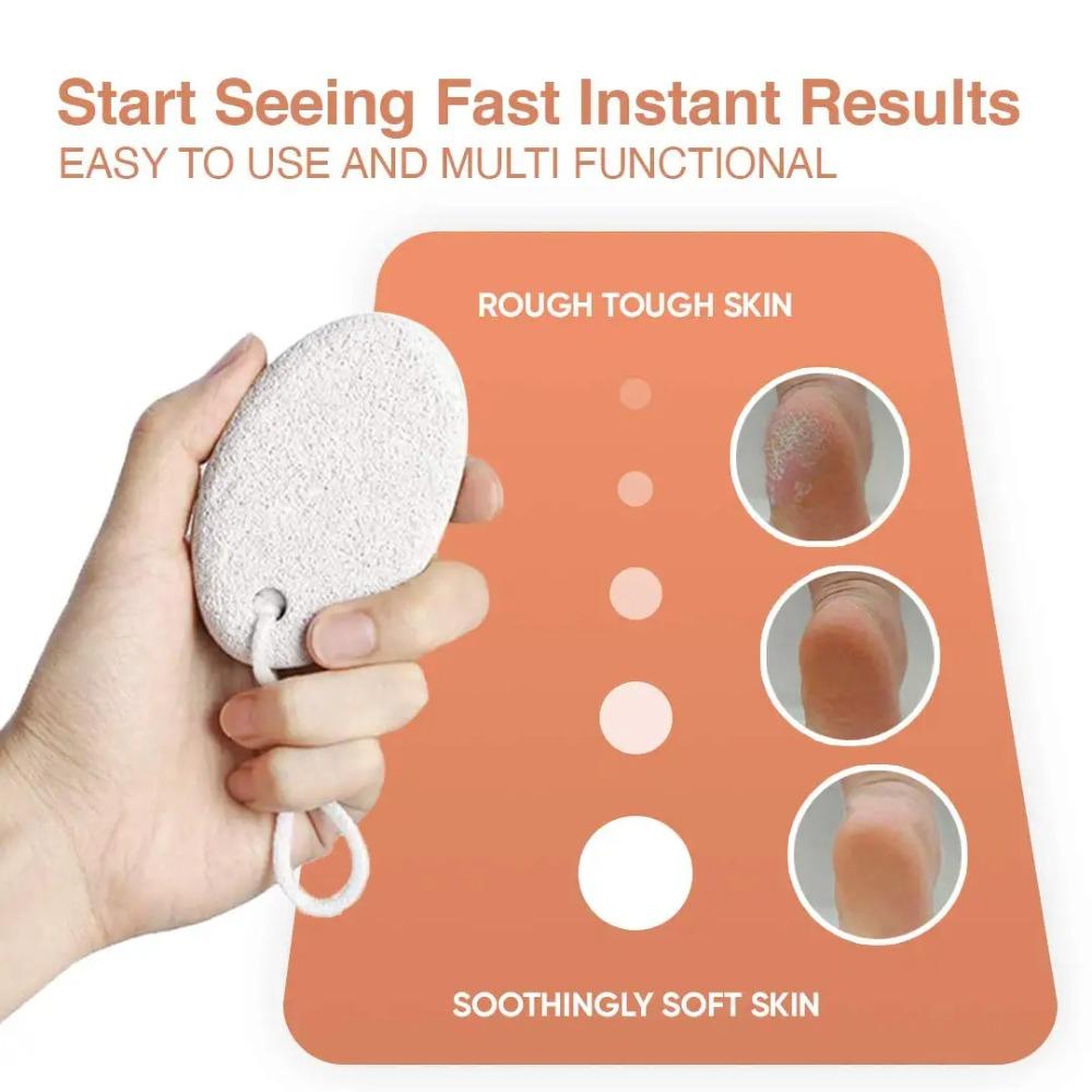 Elliptical Natural Pumice Stone Feet Dead Skin Foot Scrubber New Grinding Foot Stone  Foot Care
