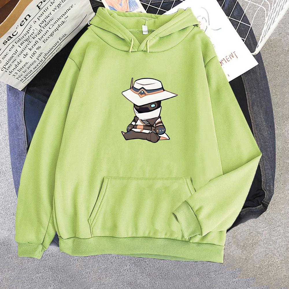 VALORANT Anime Hoodie Cypher Oversized Sweatshirt Felpa Moletom Cartoon Print Long Sleeve 2022Winter Tracksuit Men Unisex Casual