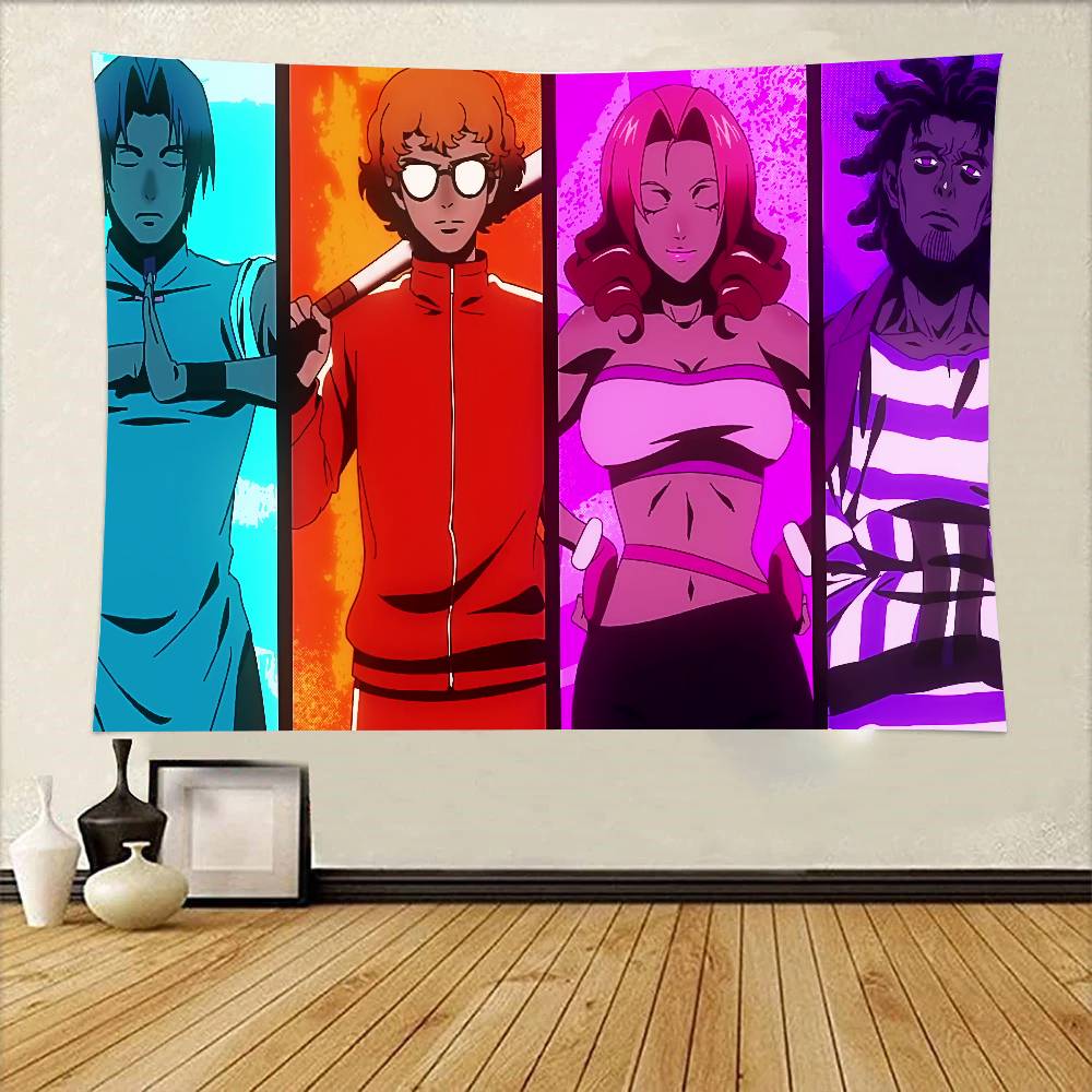 The GGod Of High School Tapestry Wall Hanging Printed Polyester Tapestry INS Decoration Wall Decor