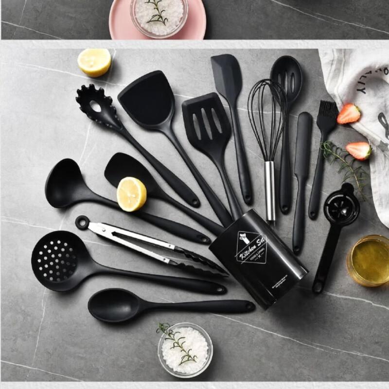 ZISIZ Non-stick Silicone Kitchen Utensil Set