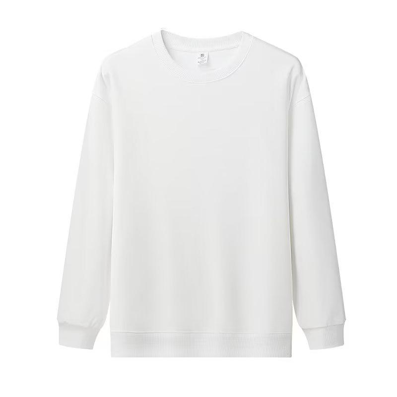 Unisex Heavyweight Cotton Crew Neck Sweatshirt - Minimalist Japanese Style