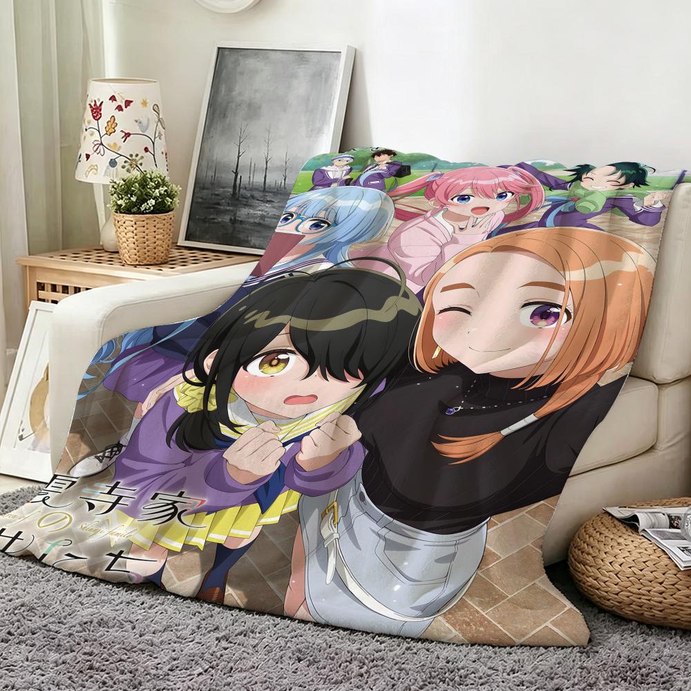 Anime The S Shiunji F Family C Children  Flannel  Blanket Suitable for Sofa Living Room Bedroom