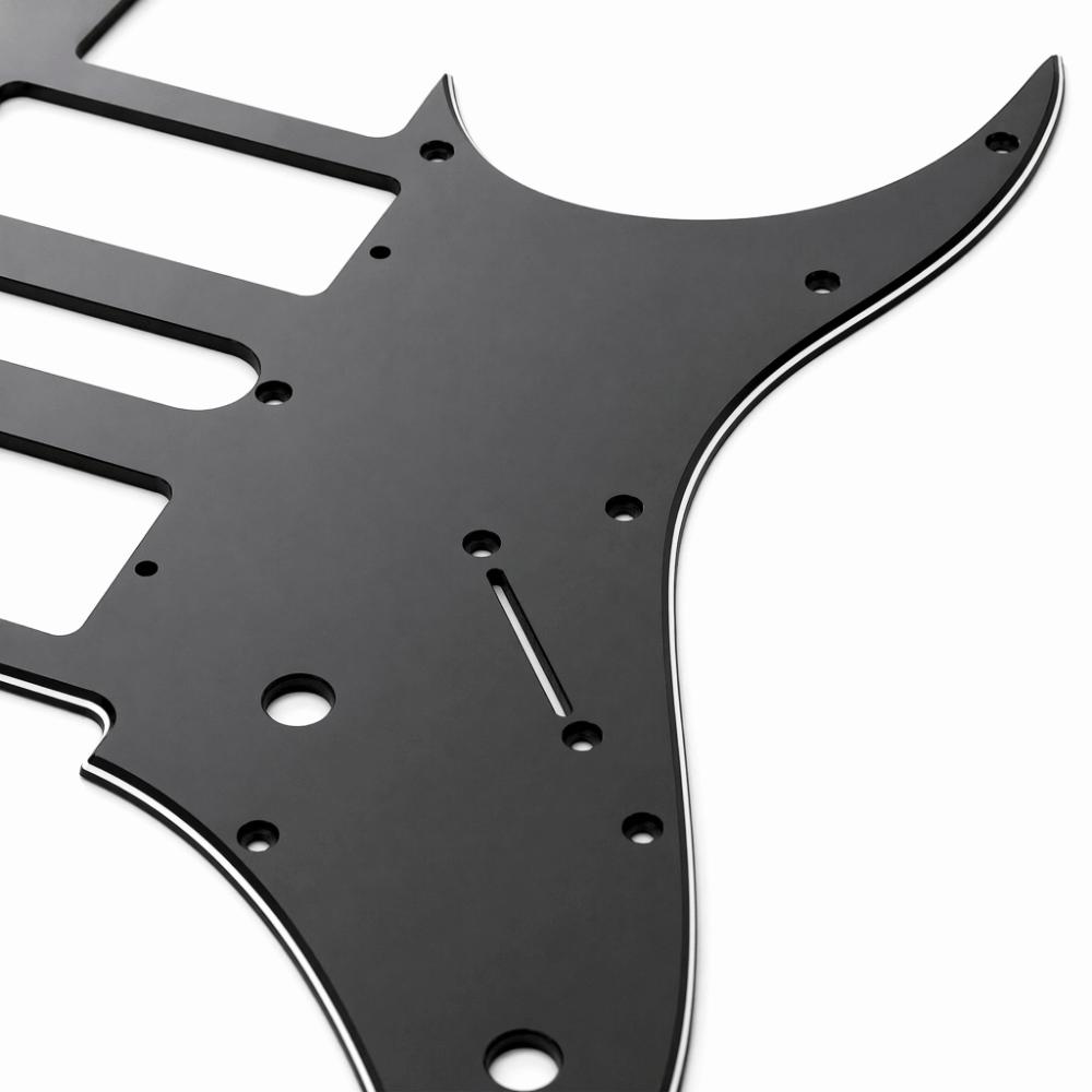 White Pearl Color And Black Electric Guitar Pickguard PVC Pick Guard  For Electric Guitar чёрный
