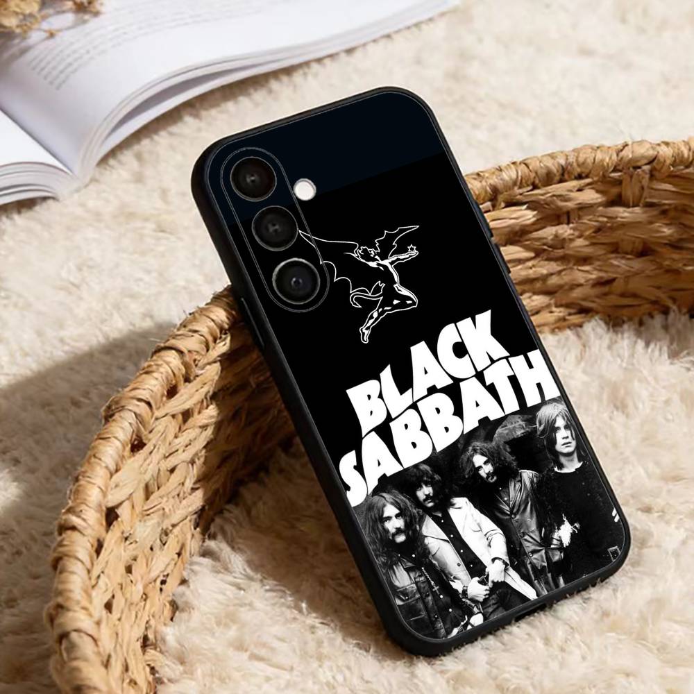Band B-BLACK S-SABBATHS Phone Case For Samsung Galaxy A20,21s,22,31,32,52,53,72,73,80,91 Soft Black Shell