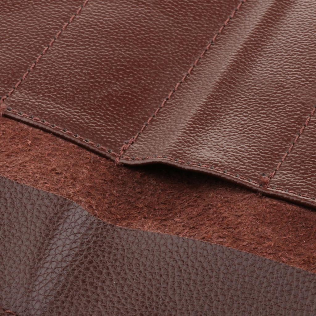 Portable Leather Knife Bag Roll Up Case Travel Tool Organizer for Outdoor Camping and Culinary Use