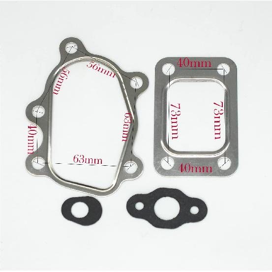T25 T28 GT25 GT28 GT2871 GT2860 GT2876 TB2527 Turbo Stainless Steel Gasket Fit for Garrett Nissan S13 CA18DET S13 S14 Turbocharger
