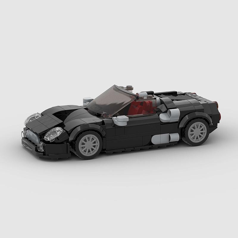 Convertible Sports Car MOC DIY Building Blocks for Kids - Lego-Compatible Educational Toy