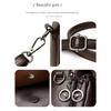 Women Multi Compartment Soft Faux Leather Handbag with Detachable Crossbody Strap for Daily Commute
