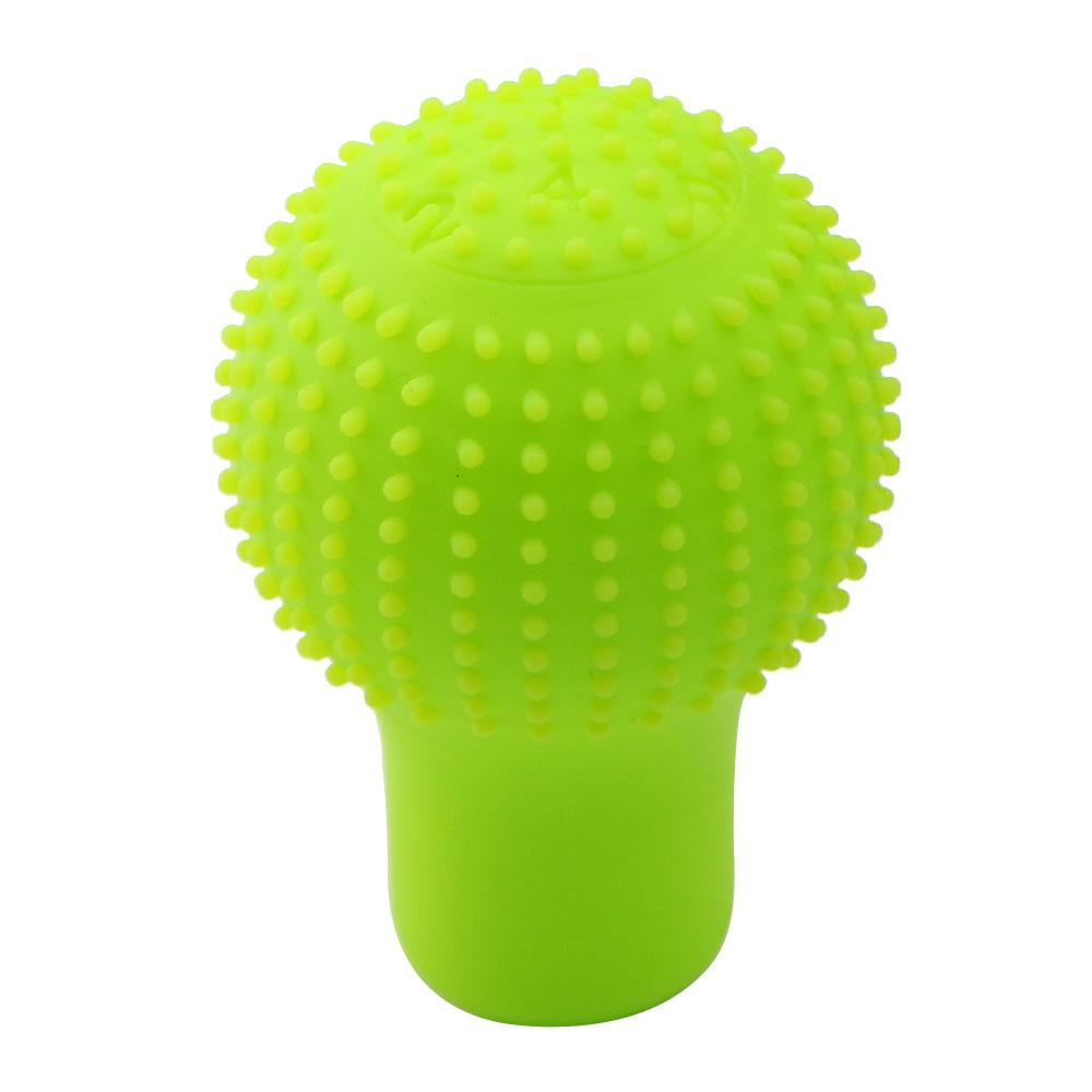 5 Speed Silicone Car Gear Shift Knob Cover Silicone Universal Round Manual Gear Shifter Knob Non-slip Cover Interior Parts