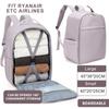 Likros Hand Luggage Backpack for Ryanair 40x20x25 Cabin Bag, Easyjet 45x36x20 Lightweight Aeroplane Carry-Ons Travel Backpack