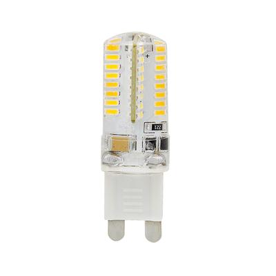 1pcs G9 3W AC 220V LED Light Bulb 64leds SMD3014 Warm/Cold White Lights Replace 0W 30W Halogen Lamp For Indoor Home Chandelier