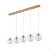 Suspension décorative - BRAYTRON - BV01-00024 - Métal doré - 5xG9 - 10W