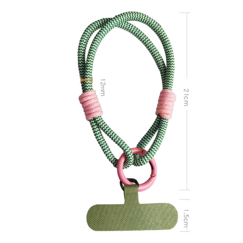 Key Holder Phone Wrist Strap with Patch Phone Hanging Chain Mobile Phone Lanyard  Phone Accessories