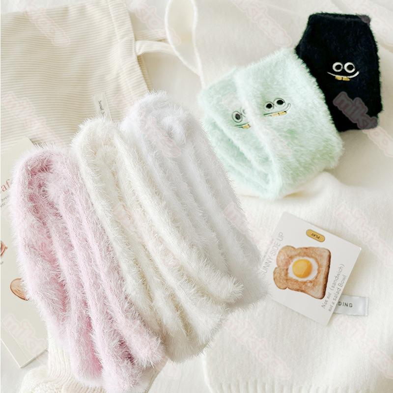 Ladies Autumn and Winter Thickened Warm Soft Breathable Floor Socks